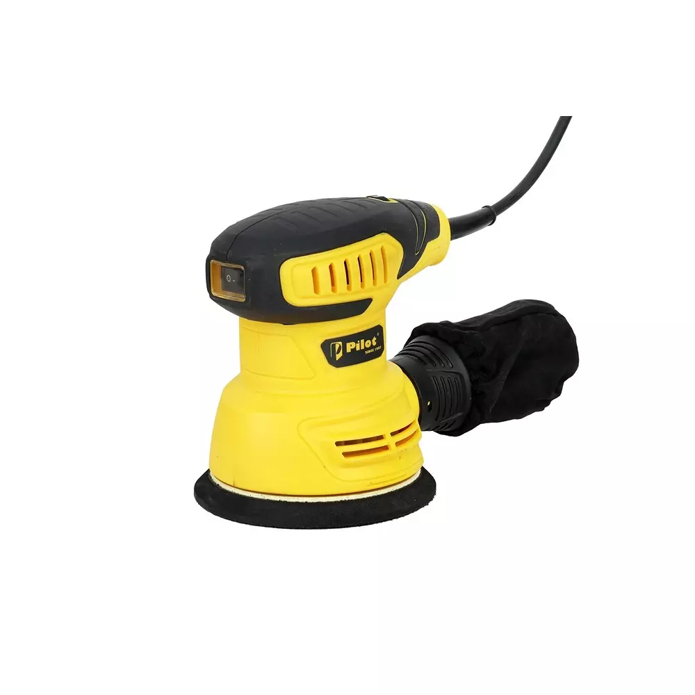 pilot-350-w-electric-sander-with-12000-rpm-no-load-speed-and-125-mm-pad-size-pl-es350-with-sanding-disc