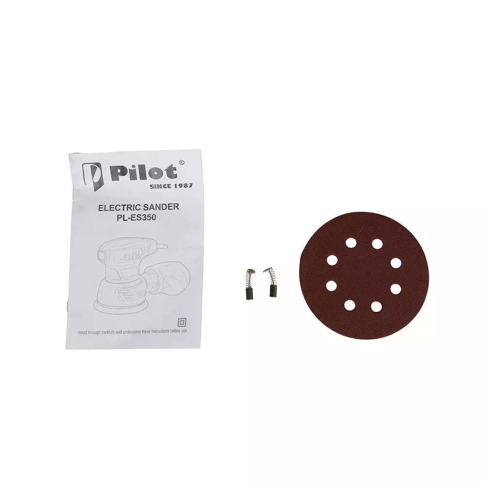 pilot-350-w-electric-sander-with-12000-rpm-no-load-speed-and-125-mm-pad-size-pl-es350-with-sanding-disc