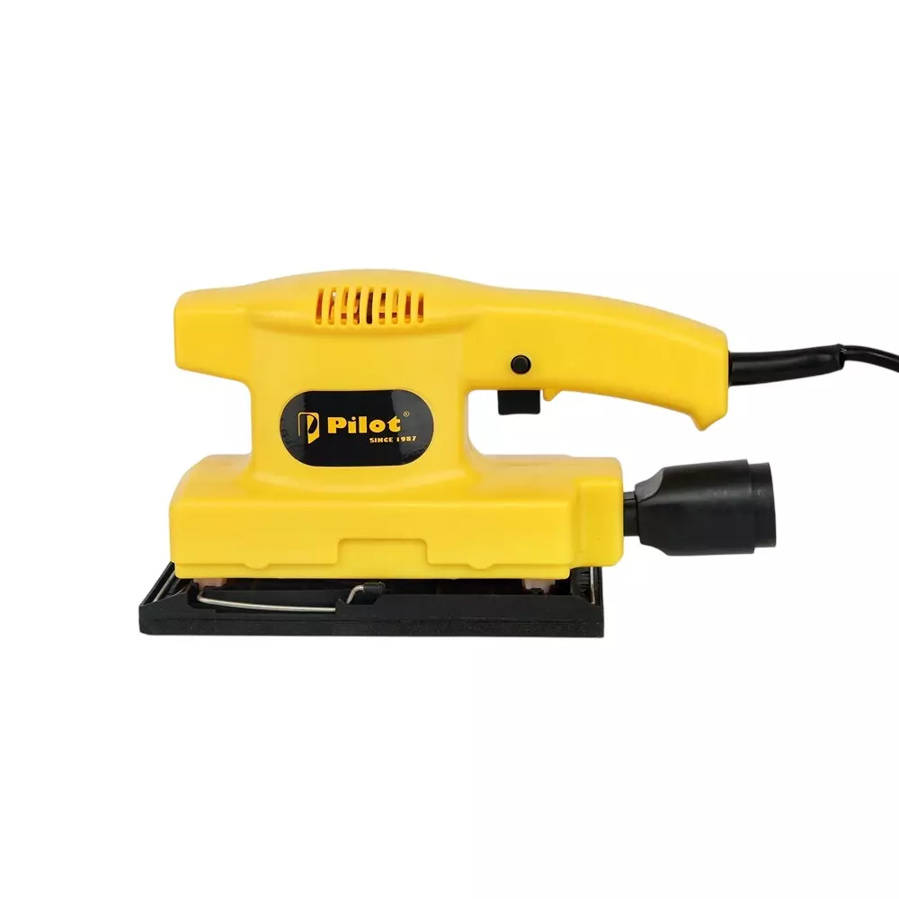Pilot 150 W Electric Sander with 1000 RPM No Load Speed and 187x90 mm Base Plate, PL-ES150 (Without Sanding Disc)
