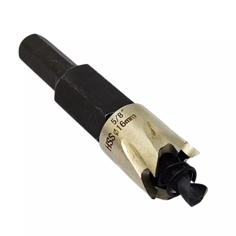 RS PRO Hole Saw 16 mm HSS 11 mm 10 mm Arbor, 2711590