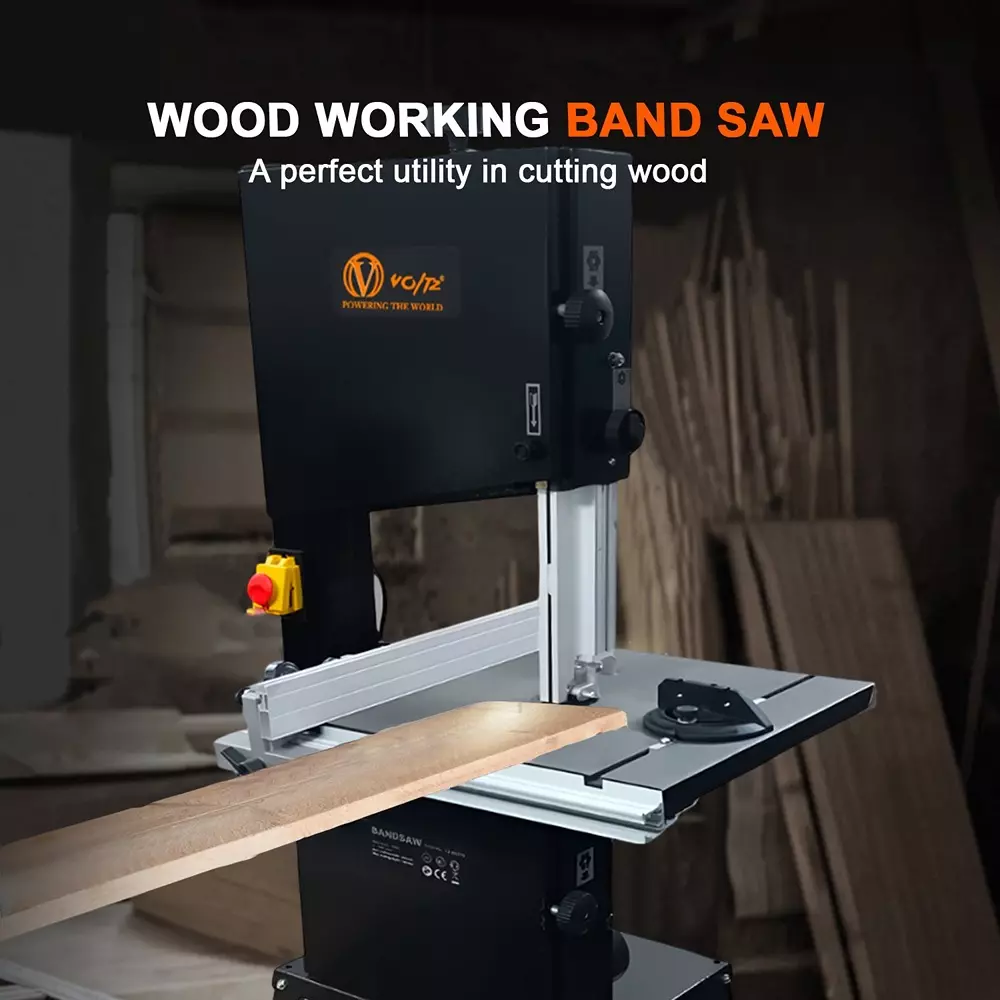 VOLTZ Benchtop Band Saw Black 750 W  12 inch (304.8 mm) Blade Length for Woodworking Machine (BS-12) Bandsaw, VZ-BS-315
