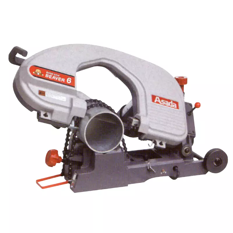 Asada Beaver 6 Portable Metal Cutting Band Saw with Chain Vise, BB003