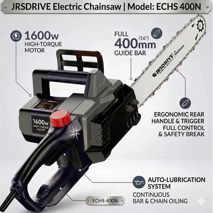 eastman-tools-1600-w-electric-chain-saw-16-inch-400-mm-guid-bar-length-and-600-mmin-chain-speed-echs-400n-with-guide-bar-chain