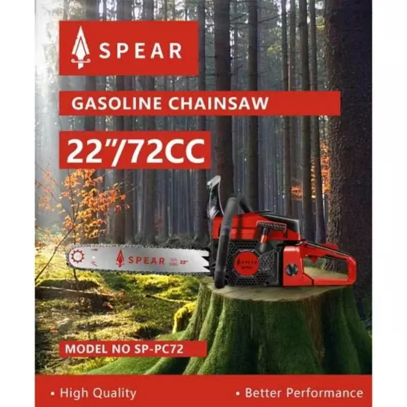 spear-22-inch-5588-mm-chainsaw-petrol-powered-72-cc-displacement-and-23-kw-engine-power-sp-pc72