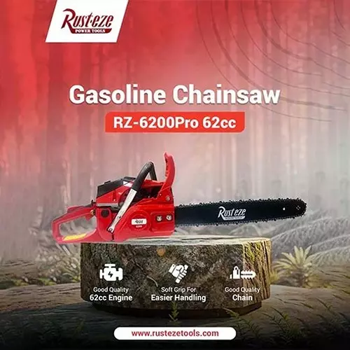 rusteze-24-kw-gasoline-chainsaw-with-62-cc-1-cylinder-2-stroke-engine-and-3000-rpm-no-load-speed-rz-6200pro-without-guide-bar-chain
