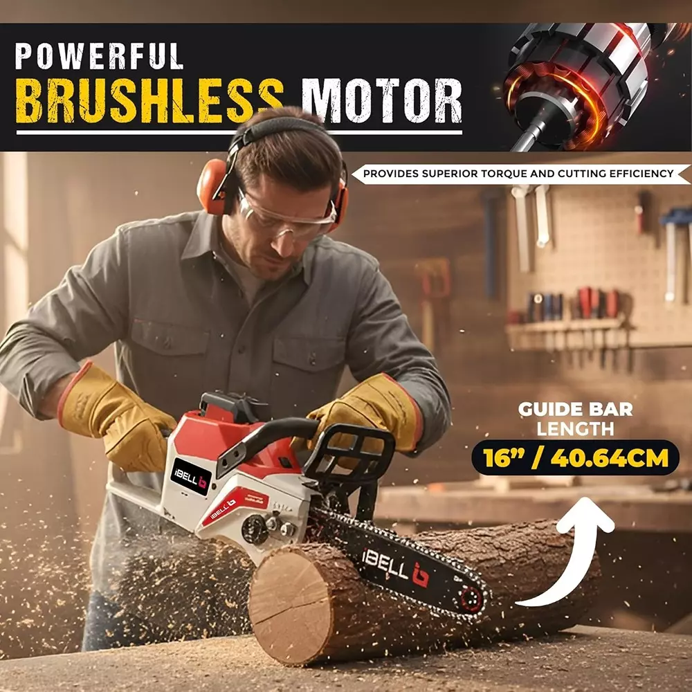 ibell-cordless-chain-saw-brushless-28000-rpm-rated-speed-2000-w-power-with-400-mm-16-inch-guide-bar-chain-ibl-bs40-16