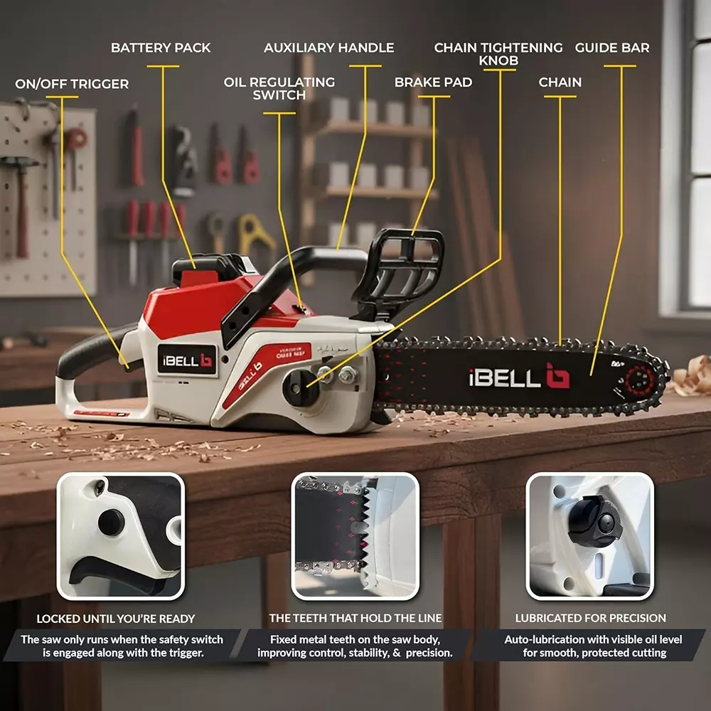 ibell-cordless-chain-saw-brushless-28000-rpm-rated-speed-2000-w-power-with-400-mm-16-inch-guide-bar-chain-ibl-bs40-16