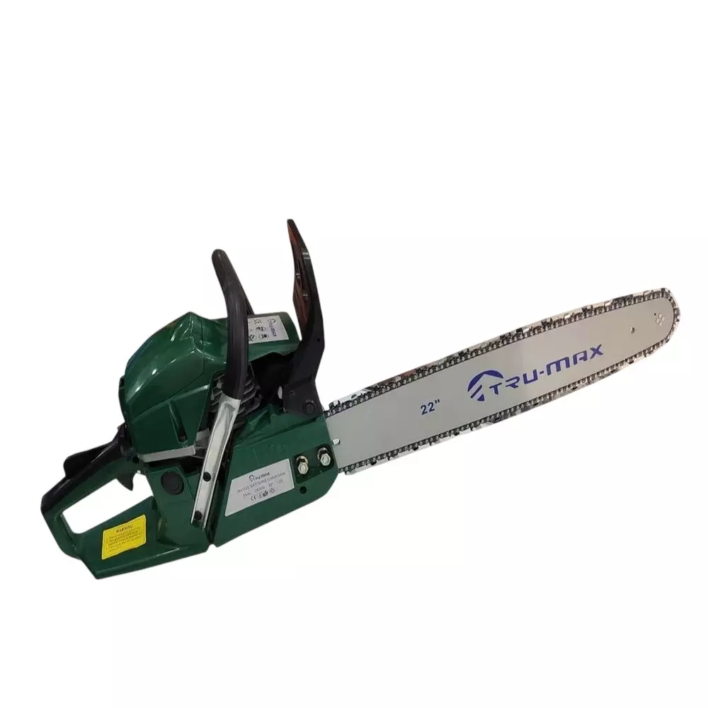Trumax 2.4 kW Petrol Chain Saw 58 CC Engine Displacement and 22 inch (558.8 mm) Bar Length, MX 1022 (With Guide Bar and Chain)