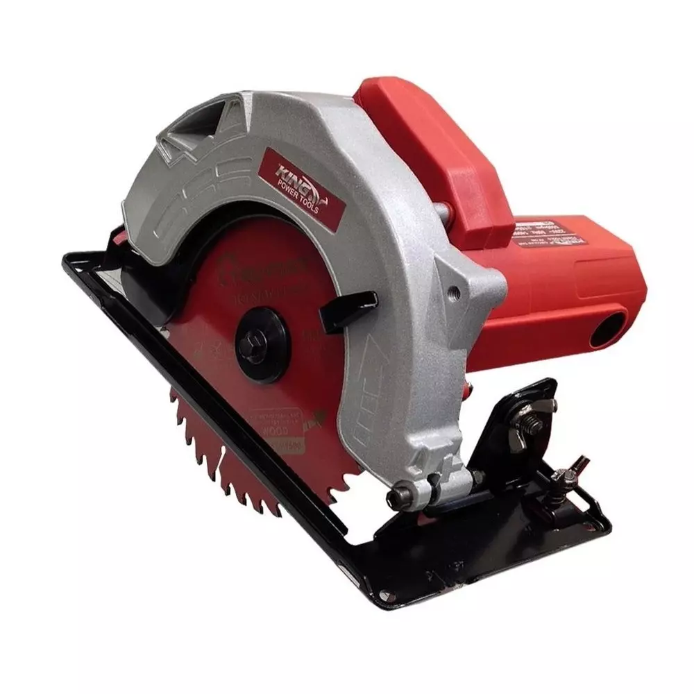King 1400 W Circular Saw Machine 5500 RPM No Load Speed and 7 inch (178 mm) Blade Diameter, KP-340 (Without Cutting Blade)