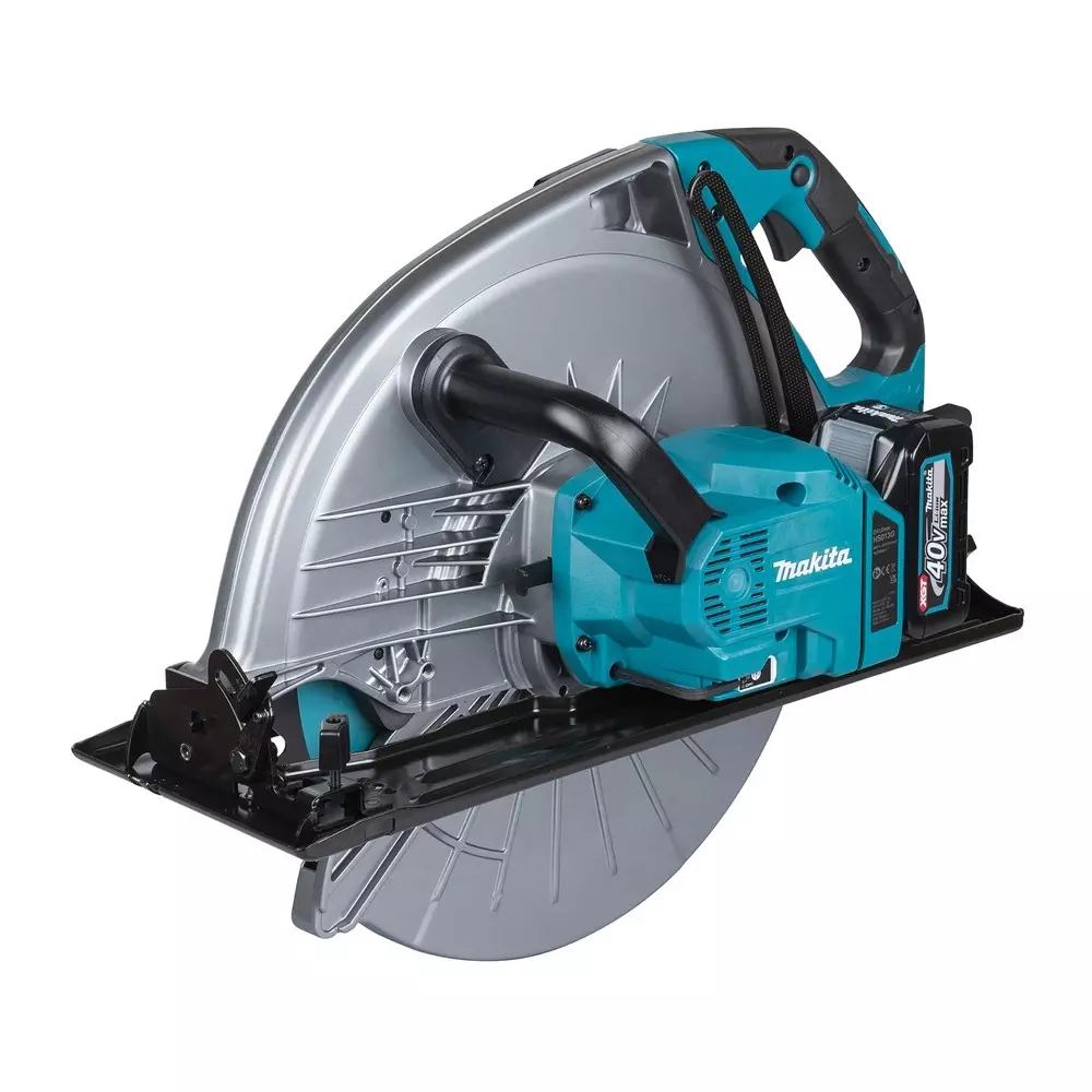 Makita Cordless Circular Saw 40 V Max Li-ion XGT Soft Start 2100 RPM and 415 mm Blade Diameter, HS013GT101 (With Battery & Charger)