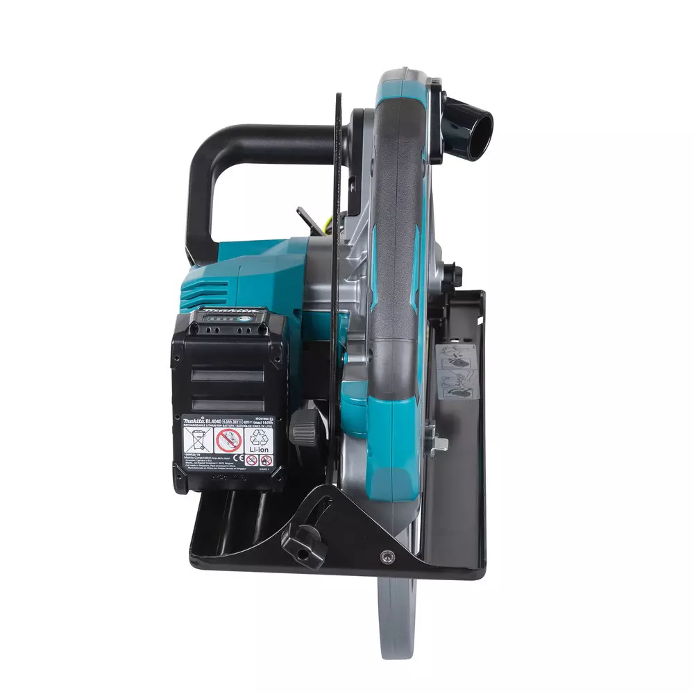 Makita Cordless Circular Saw 40 V Max Li-ion XGT Soft Start 2100 RPM and 415 mm Blade Diameter, HS013GT101 (With Battery & Charger)