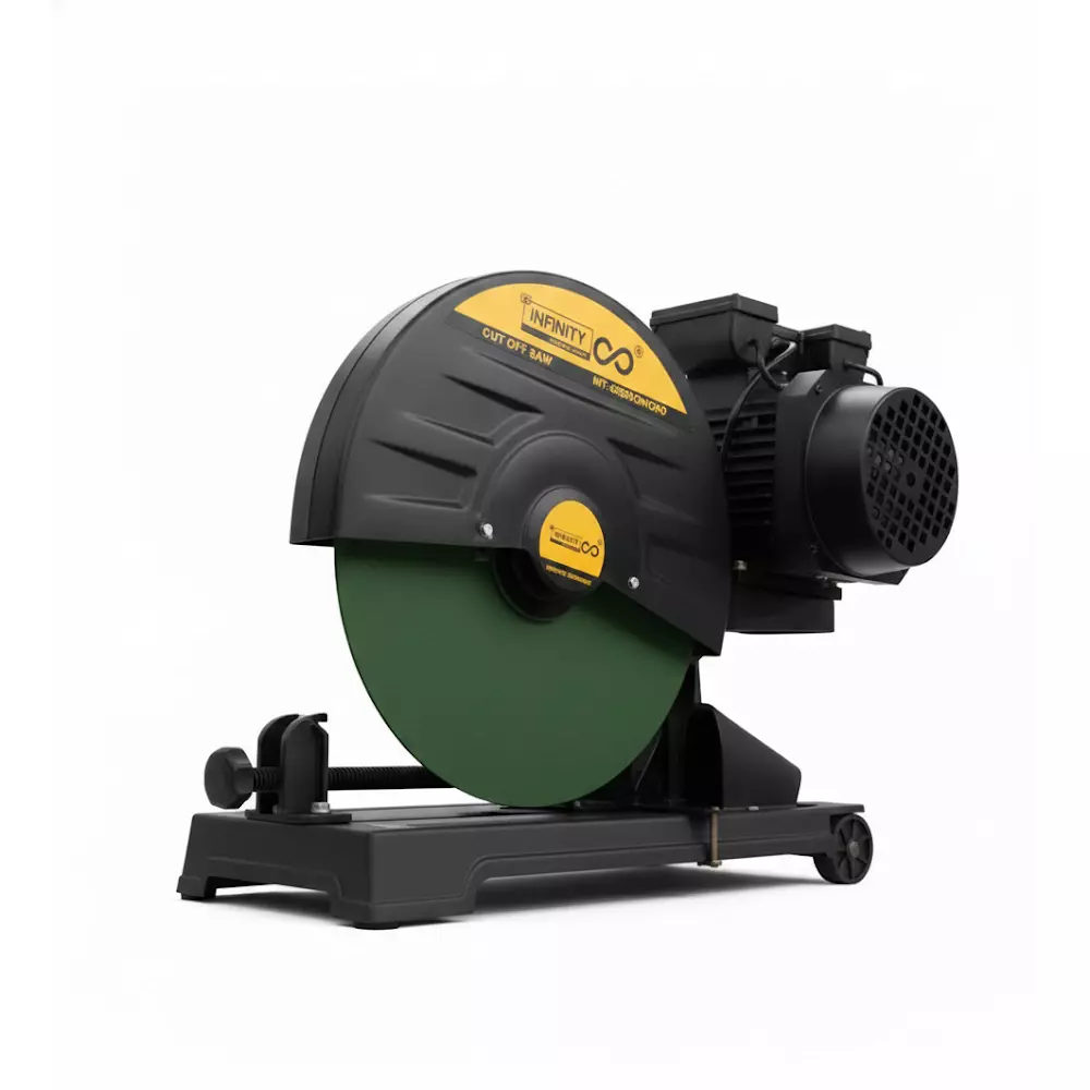 Infinity Cut Of Saw Without Cutting Blade 2840 rpm Speed Single Phase 3000 W Rated Input Power for Industrial Use, INF-COS30400 HD