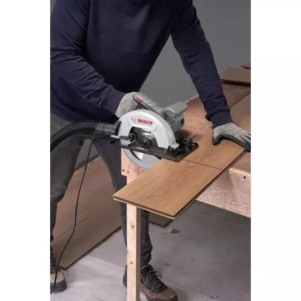 Bosch Circular Saw 1200 W, 5800 RPM No Load Speed and 185 mm Disc Diameter, KS 120 (Without Saw Blade)