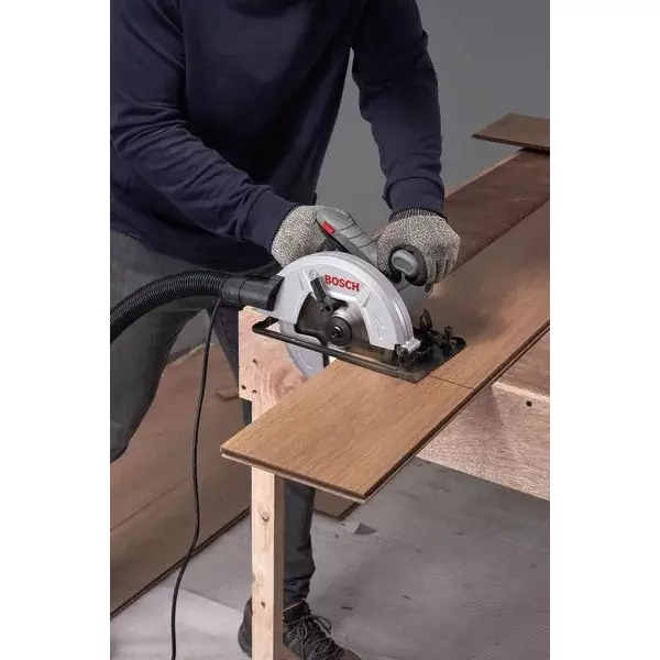 Bosch Circular Saw 1200 W, 5800 RPM No Load Speed and 185 mm Disc Diameter, KS 120 (Without Saw Blade)