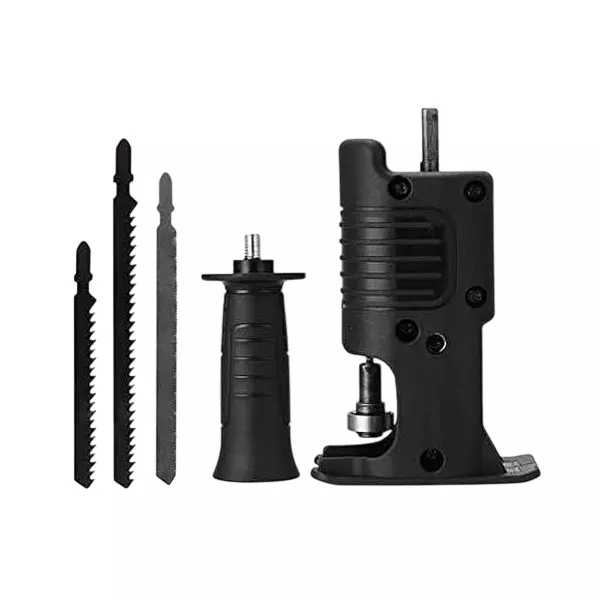 Tools Shop Portable Reciprocating Jig Saw Drill Cutting Machine With Saw Blades Kit Plastic & Steel 4500 rpm Speed Automatic for Woodworking Cutting Use