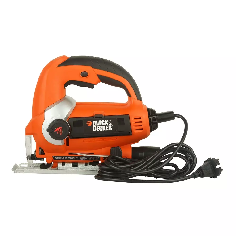 Black+Decker 10mm 600W Variable Speed Pendulum Jigsaw Kit KS900EKX-IN