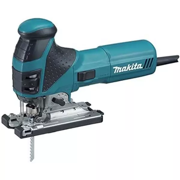 Makita Jig Saw 720 W Power Barrel Handle and 3 Orbital Settings Plus Straight With Blade & Accessories, 4351CT