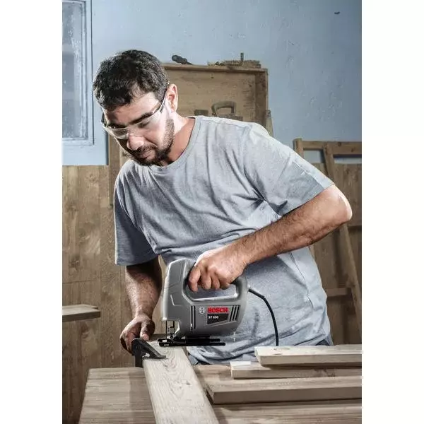 Bosch Jig Saw 450 W, 3100 RPM No Load Speed and 0-45° Bevel Angle, ST 650 (With Blade)