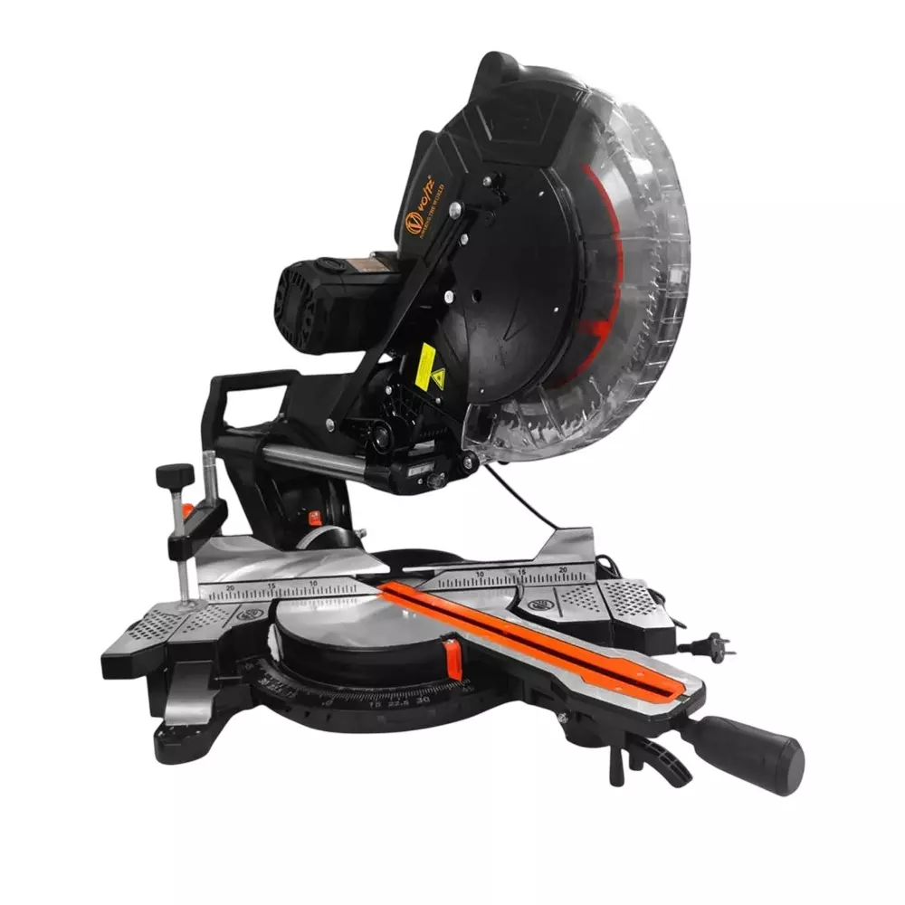 Voltz Miter Saw with Dual Bevel Sliding, 305 mm 80T TCT Blade, 3800 RPM and 2400 W, VZ-MS305 (With Cutting Blade)