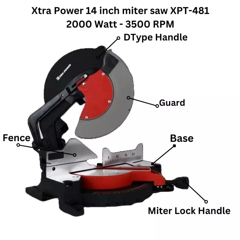 xtra-power-2000-w-miter-saw-14-inch-355-mm-blade-diameter-and-3500-rpm-no-load-speed-xpt-481-without-cutting-blade