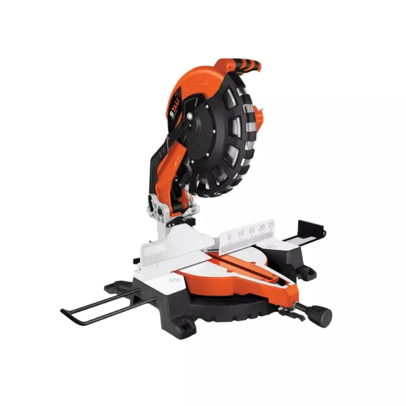 BTALI 2400 W Heavy Duty Miter Saw 3950 RPM No Load Speed and 355 mm Blade Diameter, BT MS14-2400 PRO (Without Cutting Wheel)