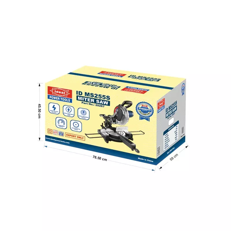 ideal-electric-mitre-saw-sliding-type-1800-w-power-6000-rpm-no-load-speed-255-mm-max-blade-diameter-id-ms255s-disc-not-included