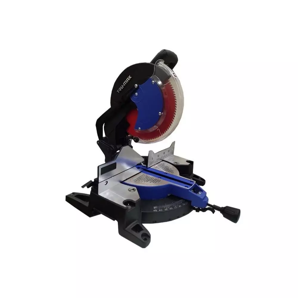 Trumax 2200 W Miter Saw 12 inch (305 mm) Blade Diameter and 5000 RPM No Load Speed, MX305 (Without Cutting Blade)