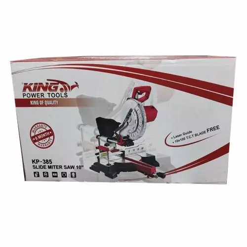 king-2200-w-sliding-miter-saw-with-laser-guide-10-inch-255-mm-blade-diameter-and-5000-rpm-no-load-speed-kp-385-with-cutting-blade