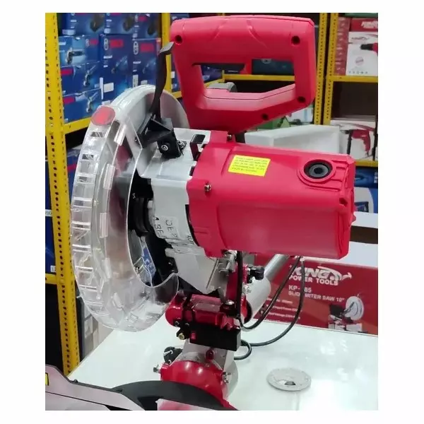 king-2200-w-sliding-miter-saw-with-laser-guide-10-inch-255-mm-blade-diameter-and-5000-rpm-no-load-speed-kp-385-with-cutting-blade