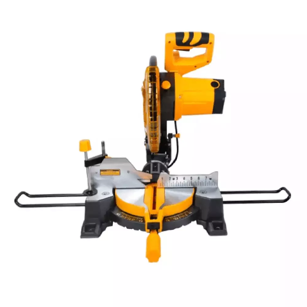 Ingco Mitre Saw 1800 W, 5500 RPM No Load Speed and 10 inch (255 mm) Disc Diameter With Accessories, BMS18007