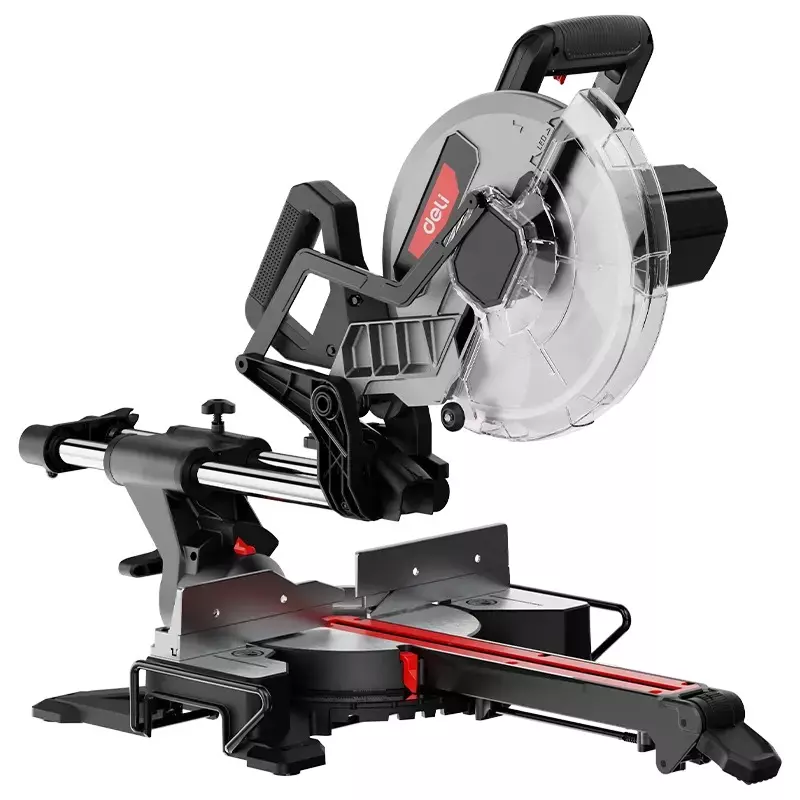 DELI Miter Saw without Blade 2000 W Power, 5000 RPM, 220 - 240 V, 255x30 mm Blade Dia, EDE570