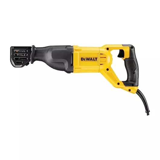 Dewalt Reciprocating Saw 1100 W Power 0-2800 RPM No Load Stroke Rate 90 dB(A) Sound Pressure, DWE305PK-B5