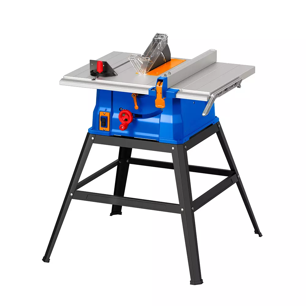 WADFOW Table Saw 1500 W Input Power 254 x 25.4 mm Blade Size 4500 RPM No Load Speed, WTS1A1500