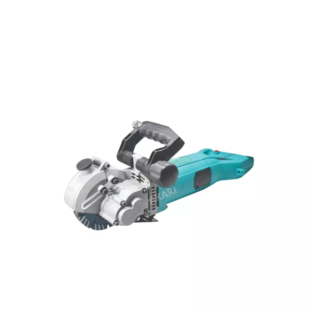 Akari 2700 W Wall Chaser With Laser Beam and 5 Blades 5000 RPM No Load Speed and 42x41 mm Max. Cutting Width, APT-WC-7 (With Cutting Blades & Other Accessories)