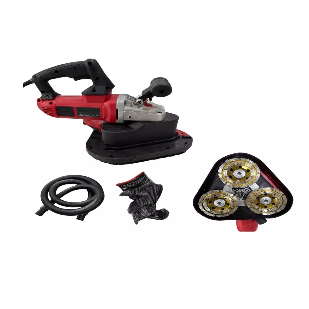 XLNT 230 mm Cutting Diameter Wall Roughing Machine 2500-4800 rpm No Load Speed and 2450 W Power Rating, XTWR230