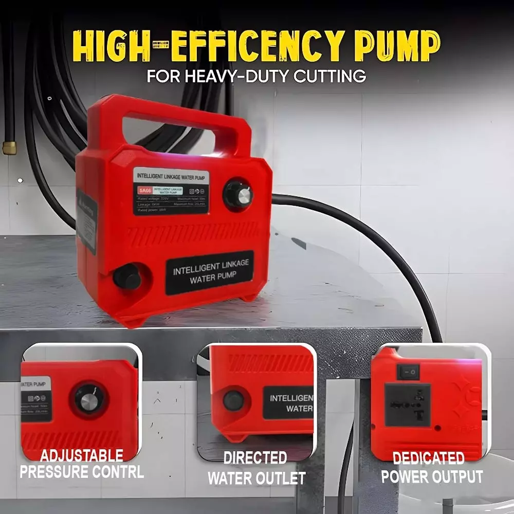 Voltz Electric Wall Chaser with Water Line, 8500 W Power Rating and 16 inch (410 mm) Blade Diameter, VZ-BL-410 (With Blade & Other Accessories)