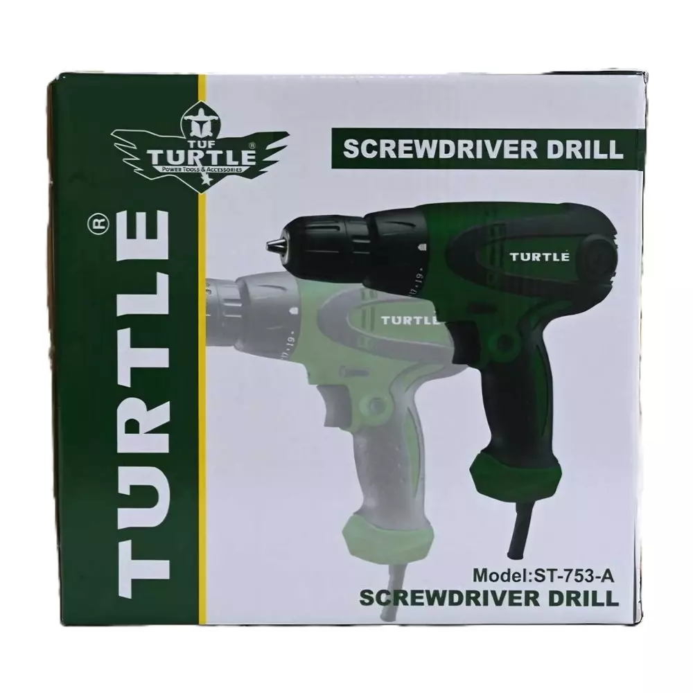 Turtle Heavy Screw Driver 10 mm 10 mm 500 W, ST-753A