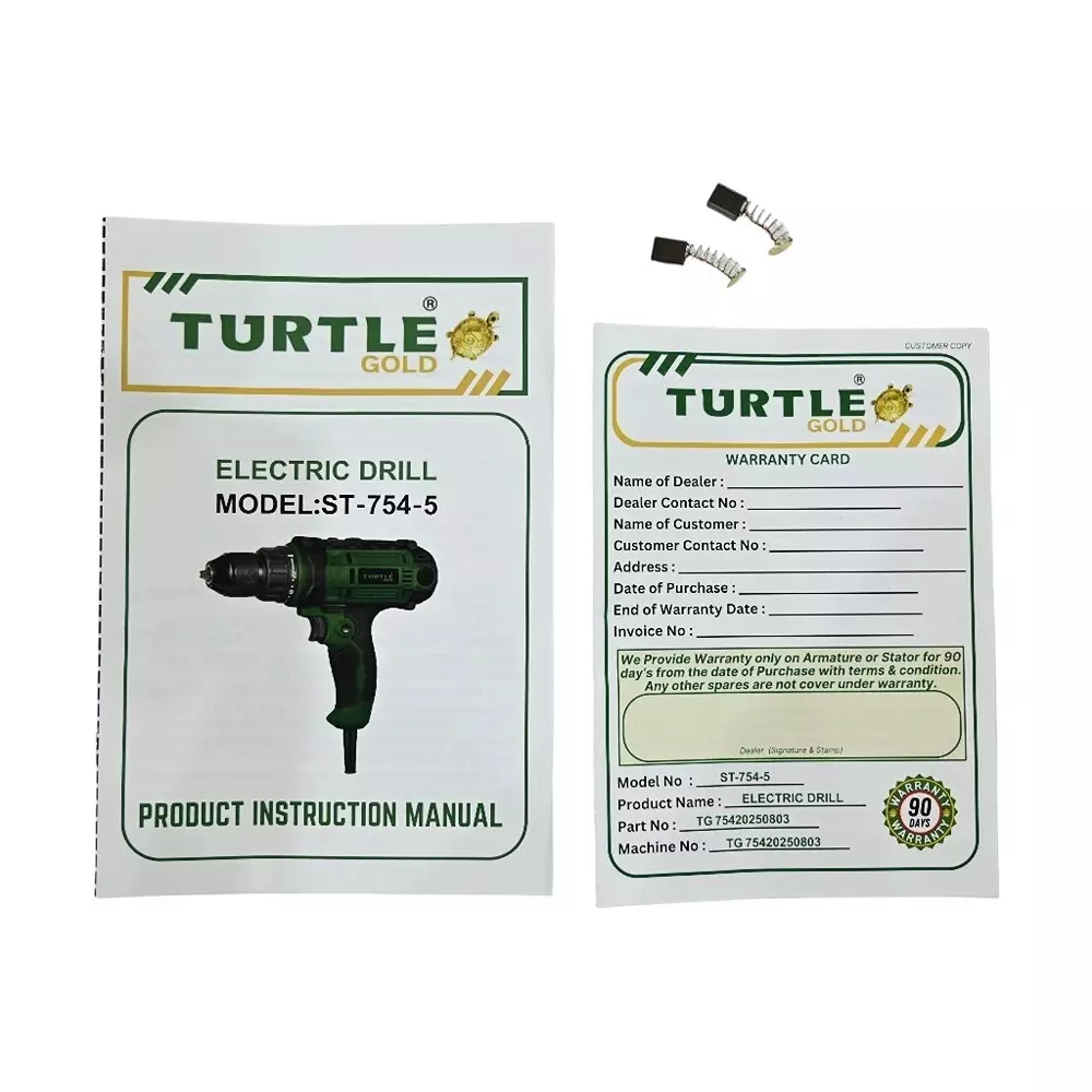 Turtle Gold Screw Driver 350 W 13 mm, ST 754S (Without Drill Bit)