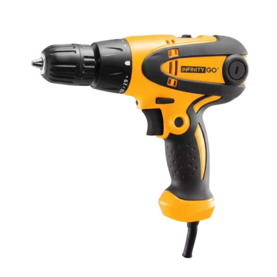 Infinity Screw Driver Without Screw Bit Forward & Reverse Switch 500 W 1100 rpm Speed for Industrial Use, INF-SD50010L