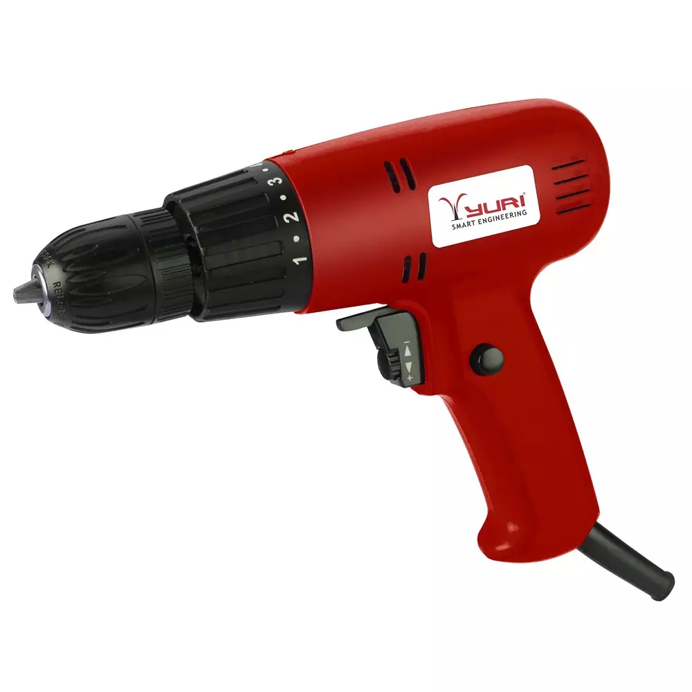 YURI Screw Driver 350 W 220 V 10 mm Maximum Chuck Capacity, YR-SD1081 (Without Bits)