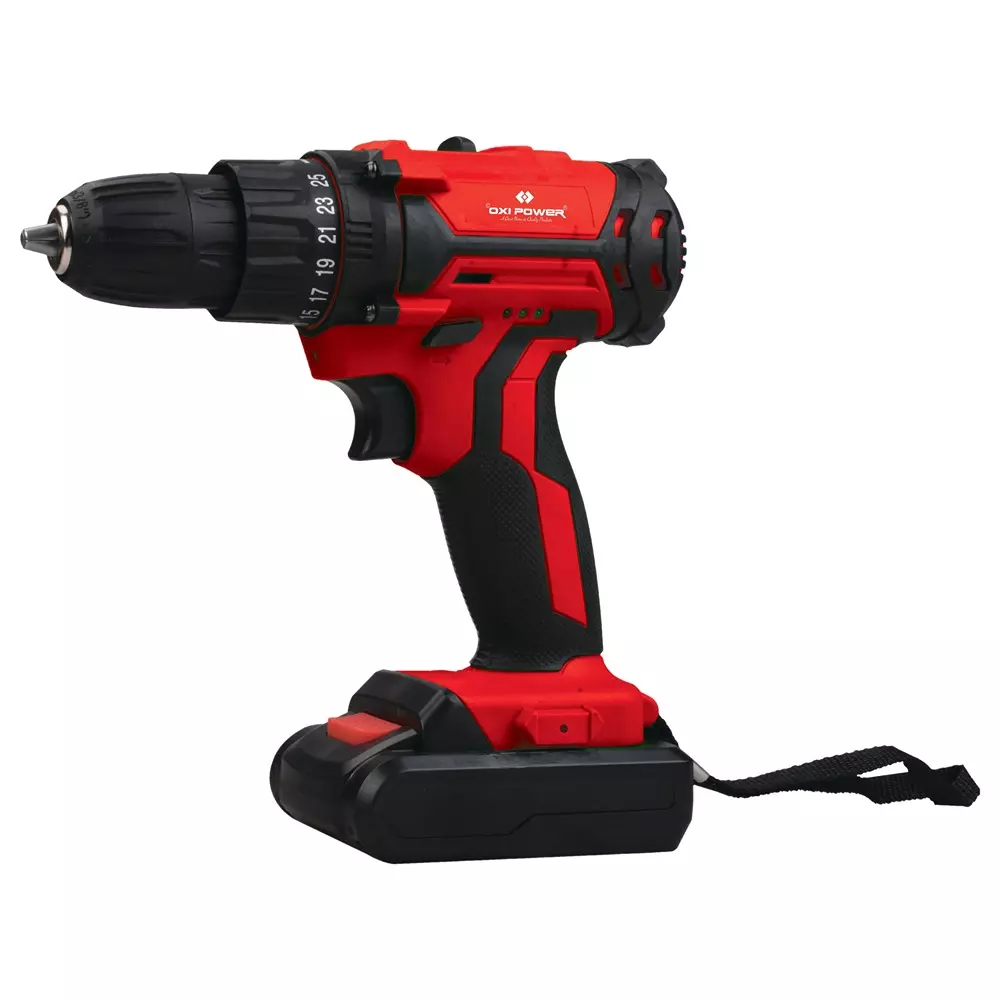 Oxi Power Cordless Screw Driver with Battery 10 mm Chuck Size 18 - 35 nm Torque 20 V Battery Capacity for Industrial Use, OXCD - 10