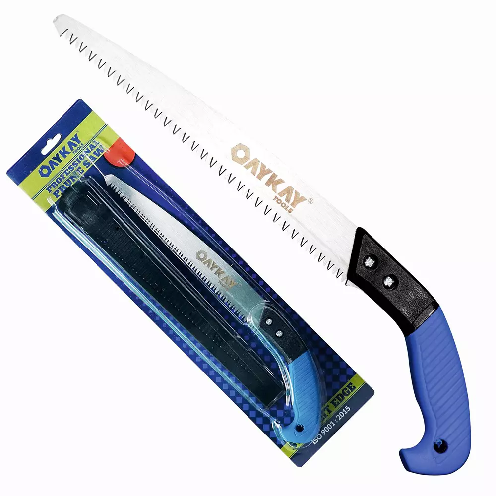 OAYKAY Prune Saw Straight Edge High Carbon Steel Blade Triple Ground Teeth 16 inch (400 mm), 6552.03