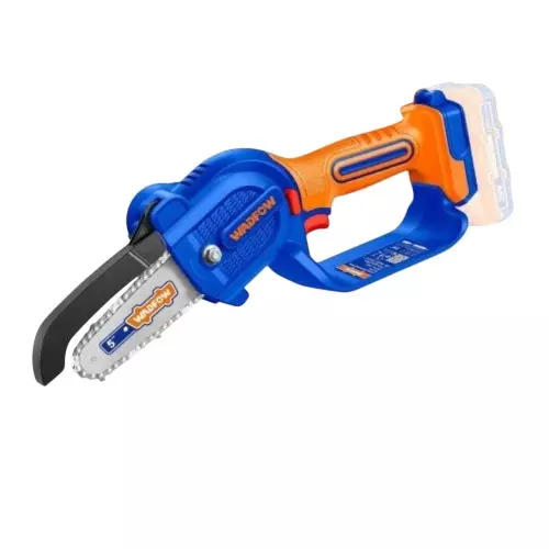 WADFOW Cordless Pruner Saw 5 Inch (13 cm) Bar Length 5 m/s Chain Speed 220-240 V Charging Voltage (With Saw Chain, Battery & Charger), WCLP556