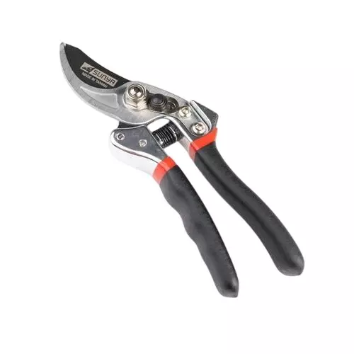 Sunya Forged Anodised Bypass Pruner With Aluminium Grips 200 mm (20 cm) length Steel Blade 280 g, TOPR023FO