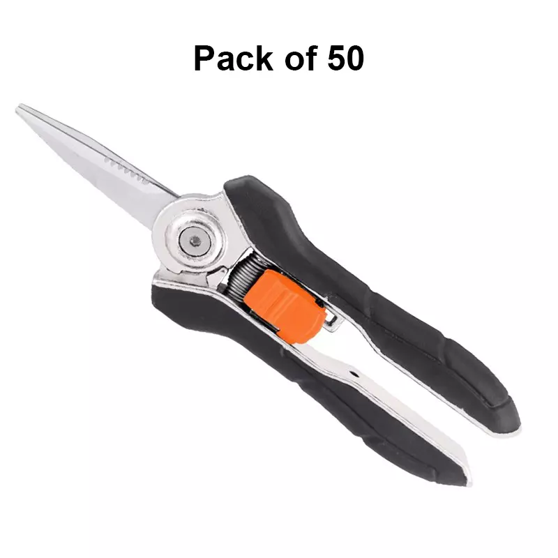 Falcon Premium Micro Tip Pruner Soft TPR Grip 8 mm Hardened Steel Multicolor for Agriculture & Garden Use, FMTP-01 (Pack of 50 Pcs)