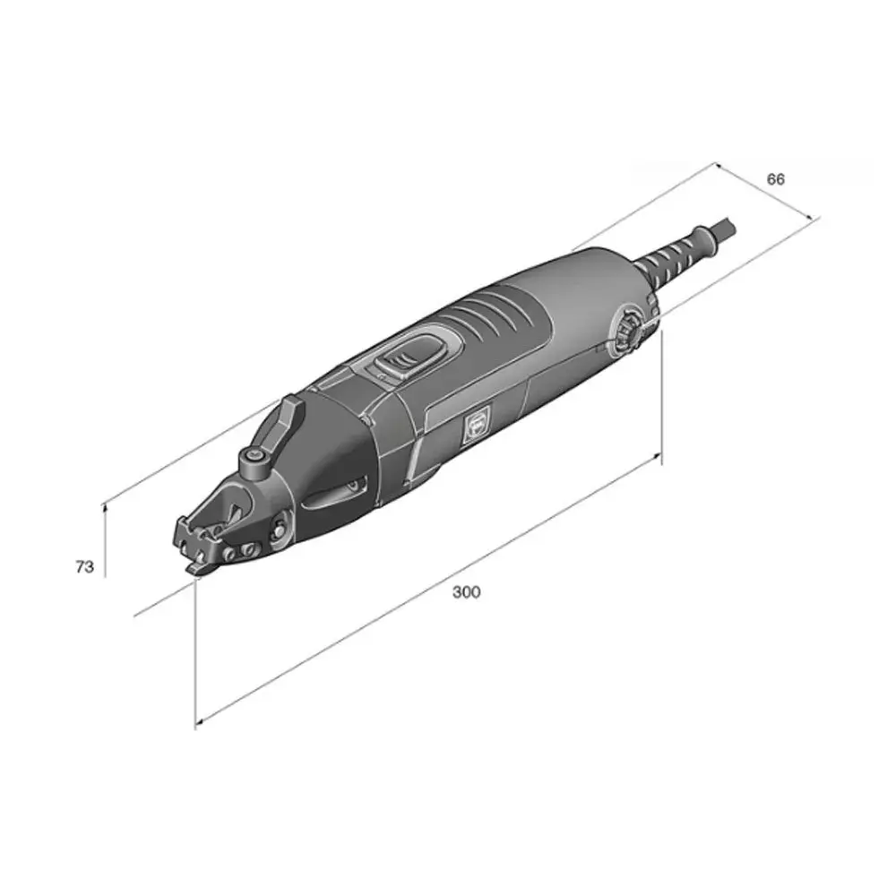 Fein BSS 1.6 CE (No Load 2100-4500 RPM) 350W, 1.5 Kg Slitting Shears