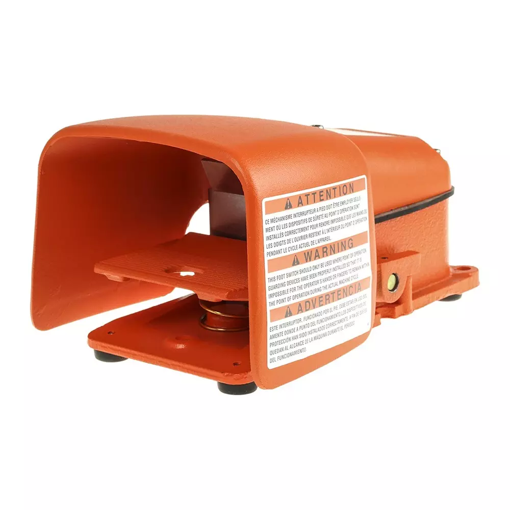 RS PRO Foot Switch SP-CO 20 A @ 250 V AC IP56 Orange 228.6 mm 149.22 mm 111 mm, 116833