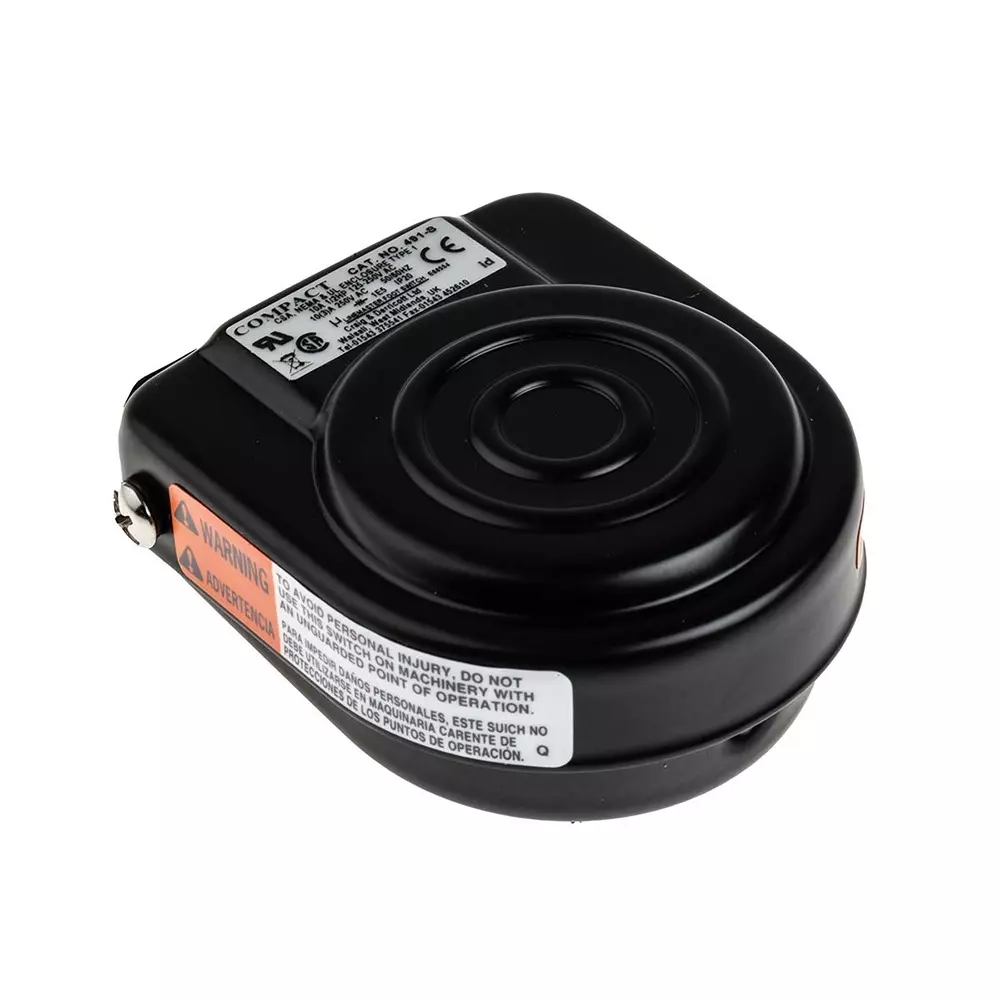 RS PRO Foot Switch SP-CO 10 A @ 250 V AC IP20 Black 73.02 mm 63.54 mm 32.54 mm, 116877