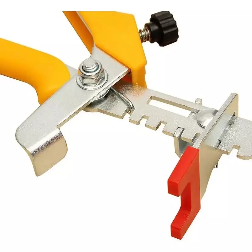Fairmate Tile Leveling Plier Stainless Steel & Plastic 15 cm Length Yellow & Silver 50 mm Thickness Hand Grip for Home & Professional Use