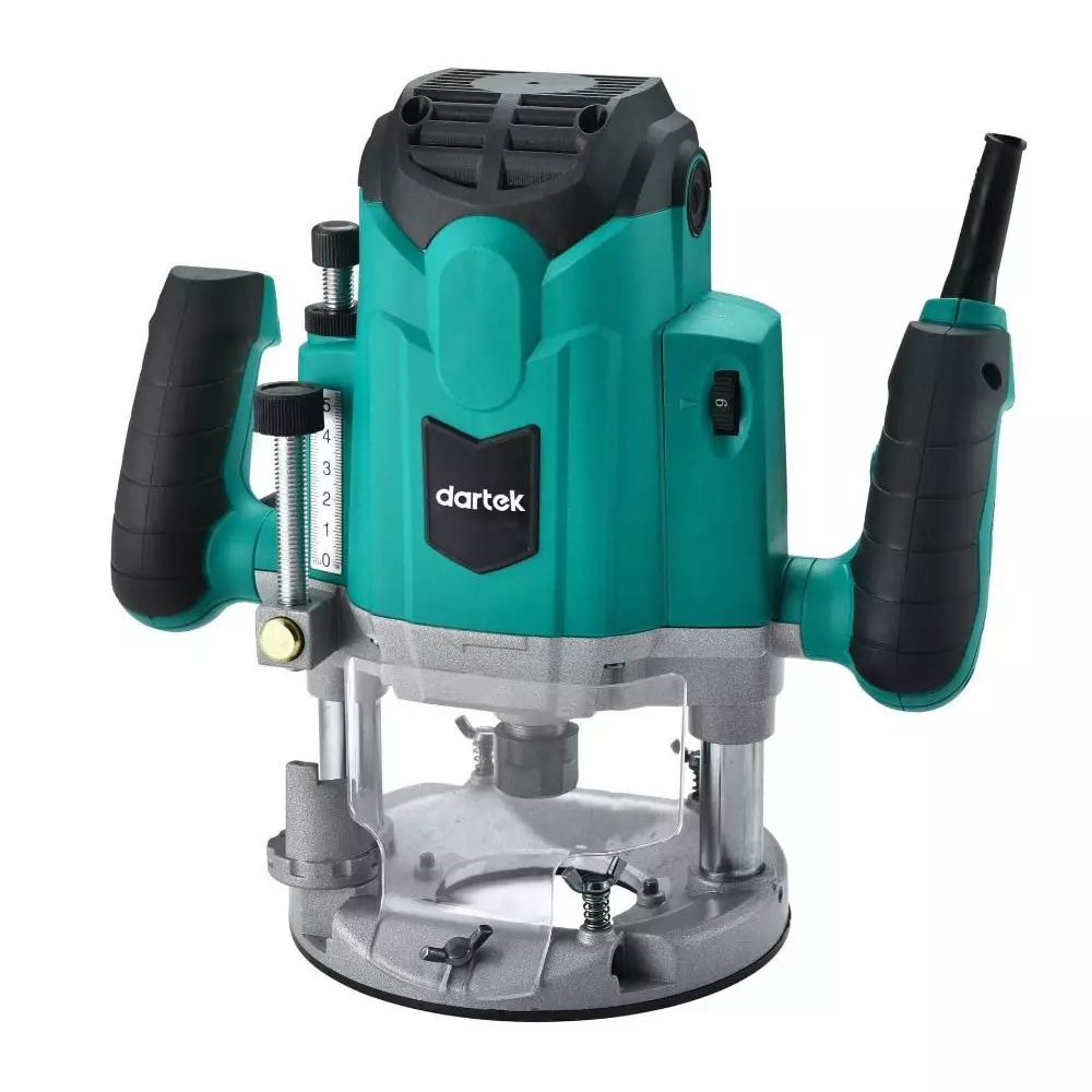 Dartek 1800 W Wood Router 12.7 mm (0.5 inch) Milling Diameter 12000-23000r/min Speed 4.63 Kg, PER 8605